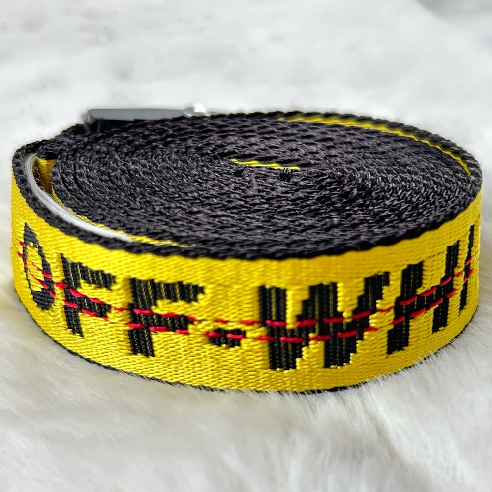 Off-White Yellow Industrial Belt